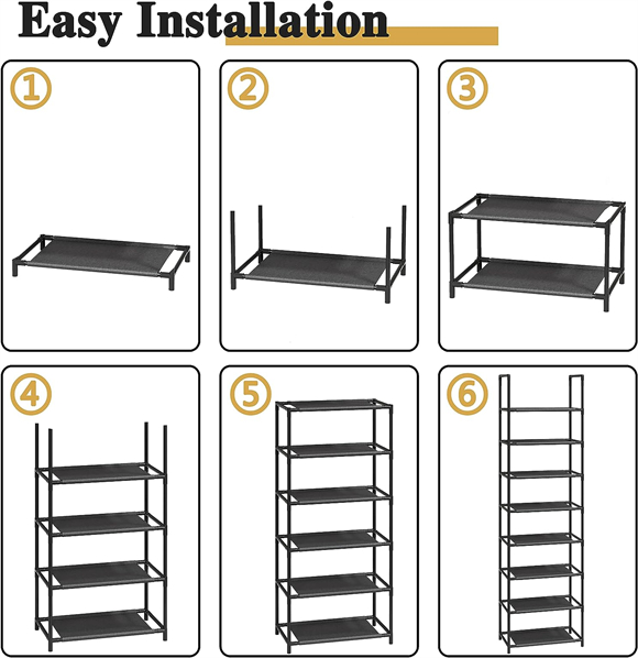 Shoe rack with cover